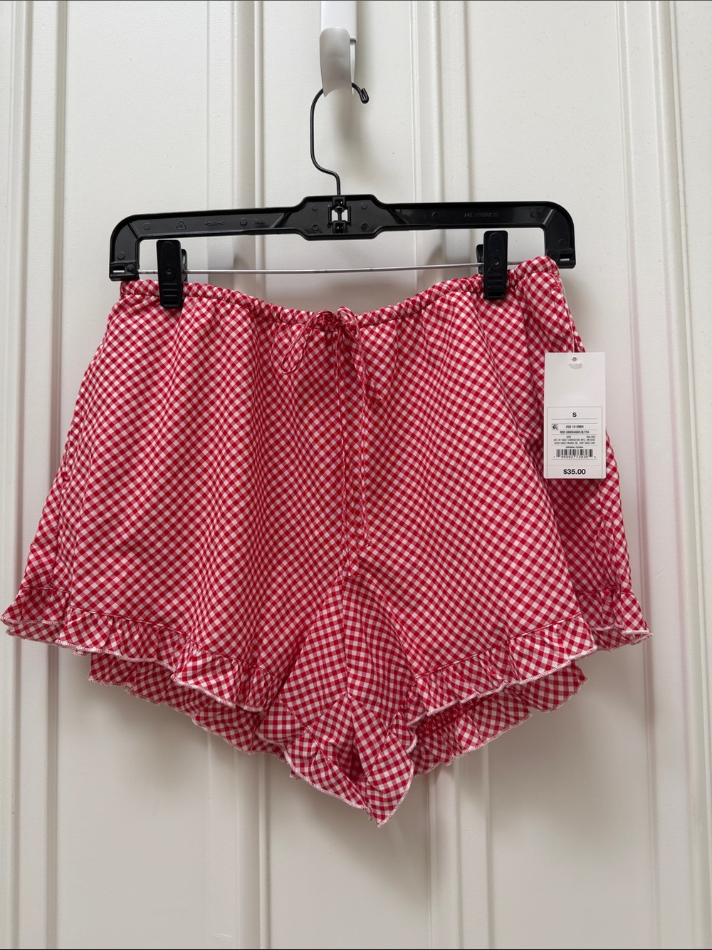 NWT Parke x Target Red Gingham Shorts